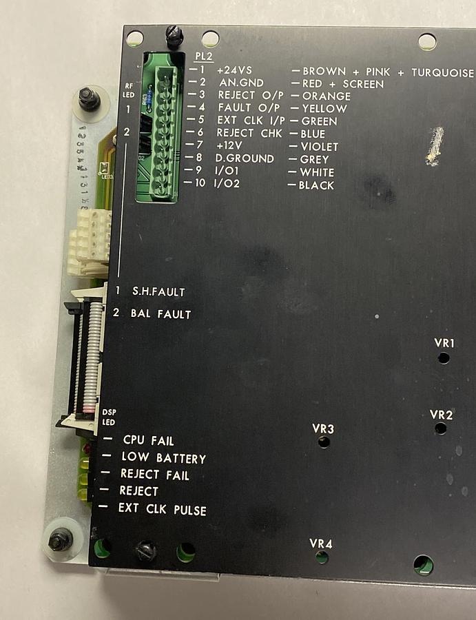 Used GORING KERR,TEK-21,METAL DETECTOR CONTROL PANEL