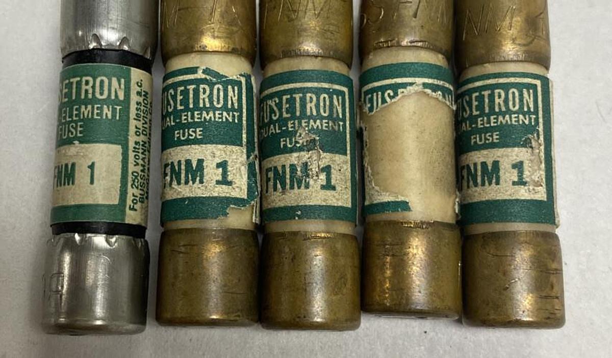 Bussmann,FNM 1,Fuse 1 AMP Lot Of 5