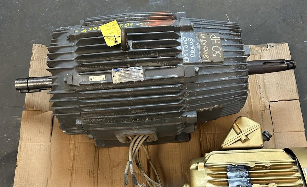 Used WHITING CORP,A000,MOTOR 30HP 460V 1800RPM 3PH 365U FRAME