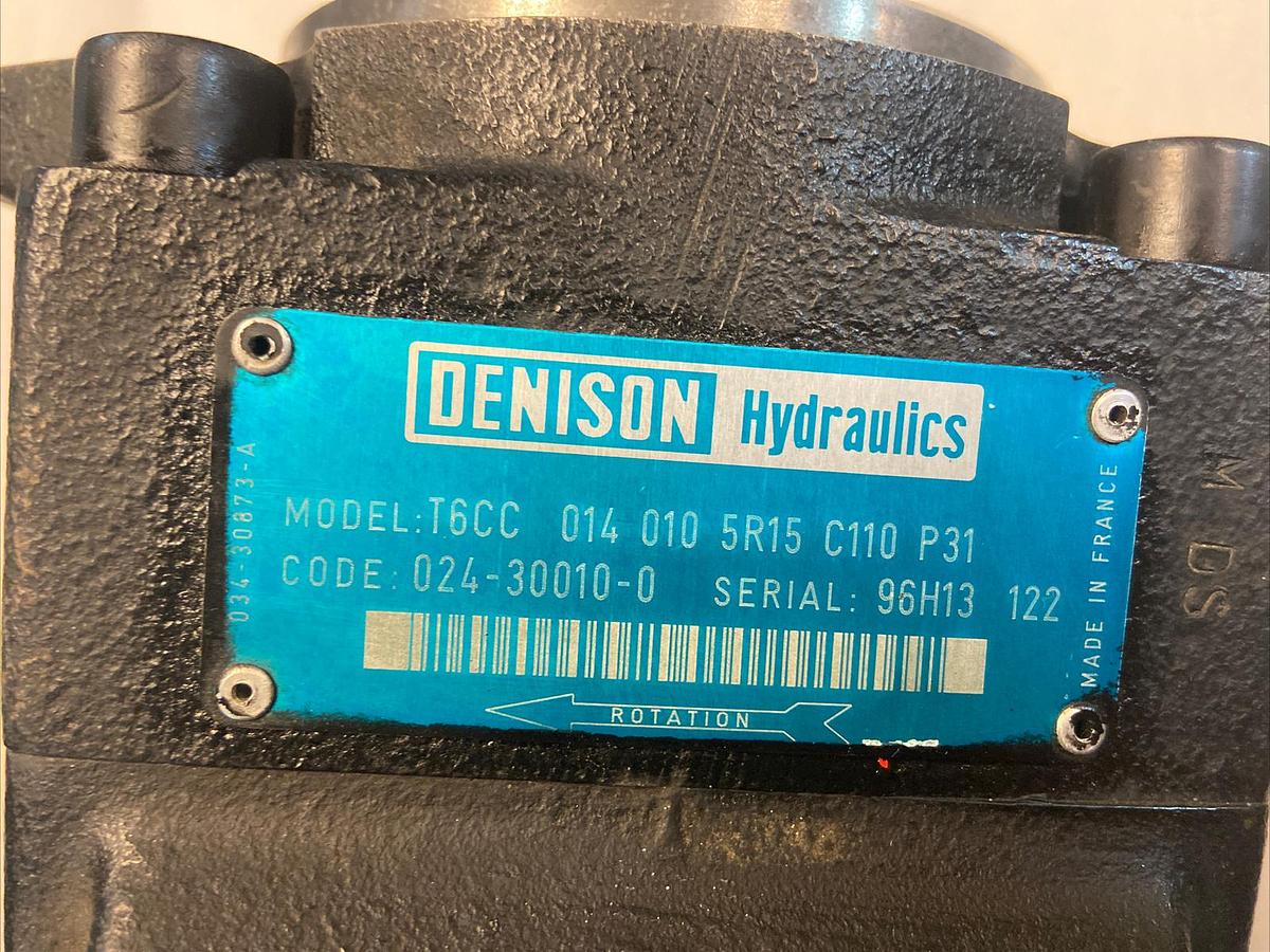 Used Denison,T6CC-014-010-5R15-C110-P31,Hydraulic Double Vane Pump Refurbished