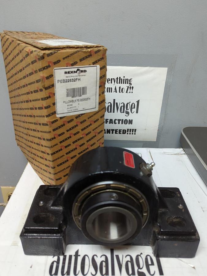 LINK-BELT REXNORD,PEB22532FH,PILLOW BLOCK BEARING 2 INCH BORE NOS