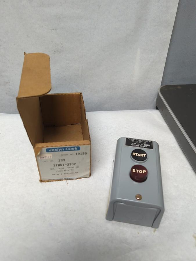 JOSLYN CLARK,1A3,START STOP PUSH BUTTON STATION TYPE EE NOS