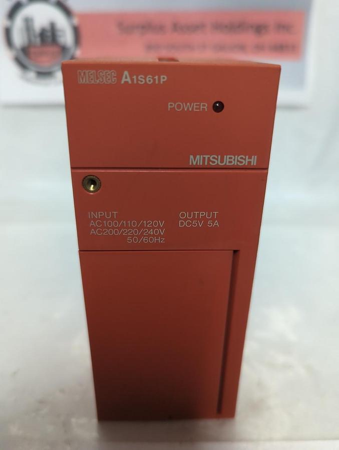 Used MITSUBISHI,A1S61P,POWER SUPPLY UNIT PRE-OWNED