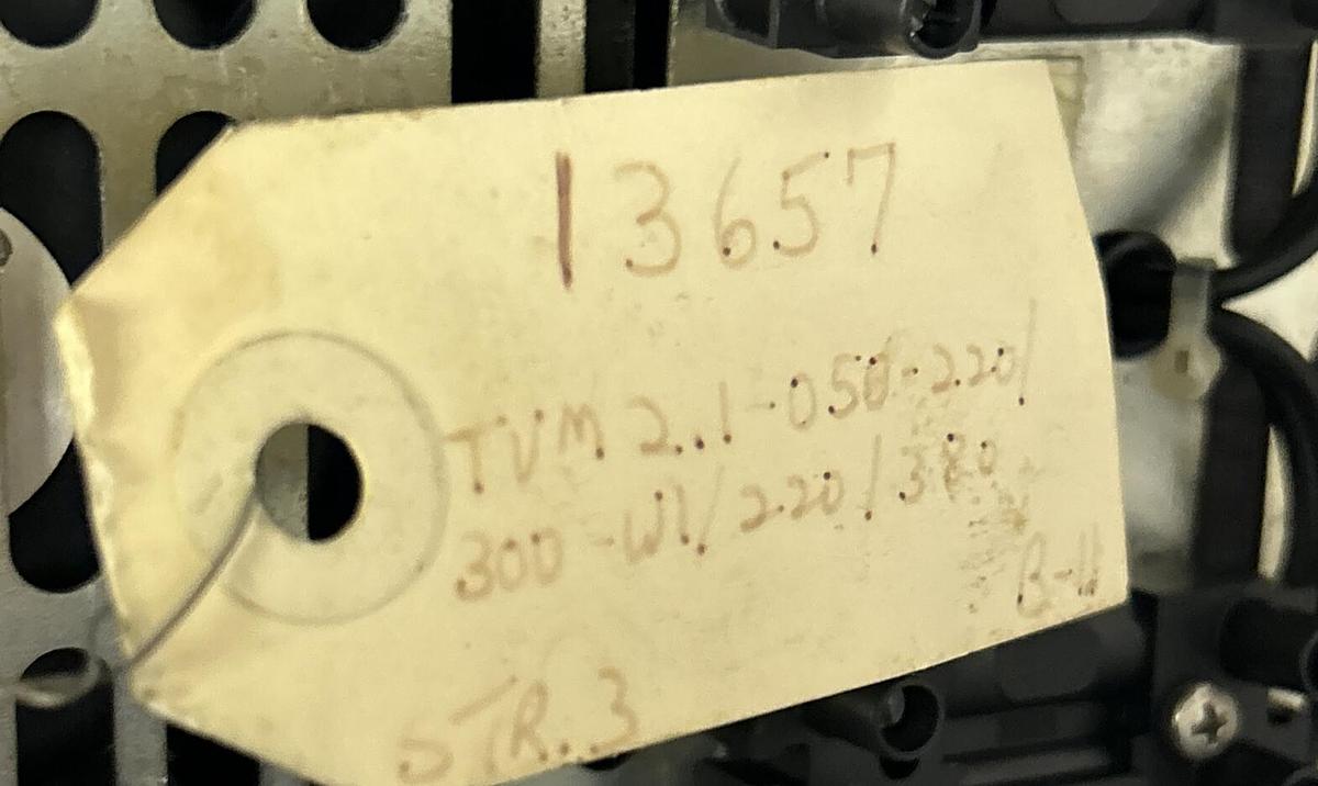 Used INDRAMAT,TVM 2.1-050-220/300-W1/220/380, POWER SUPPLY