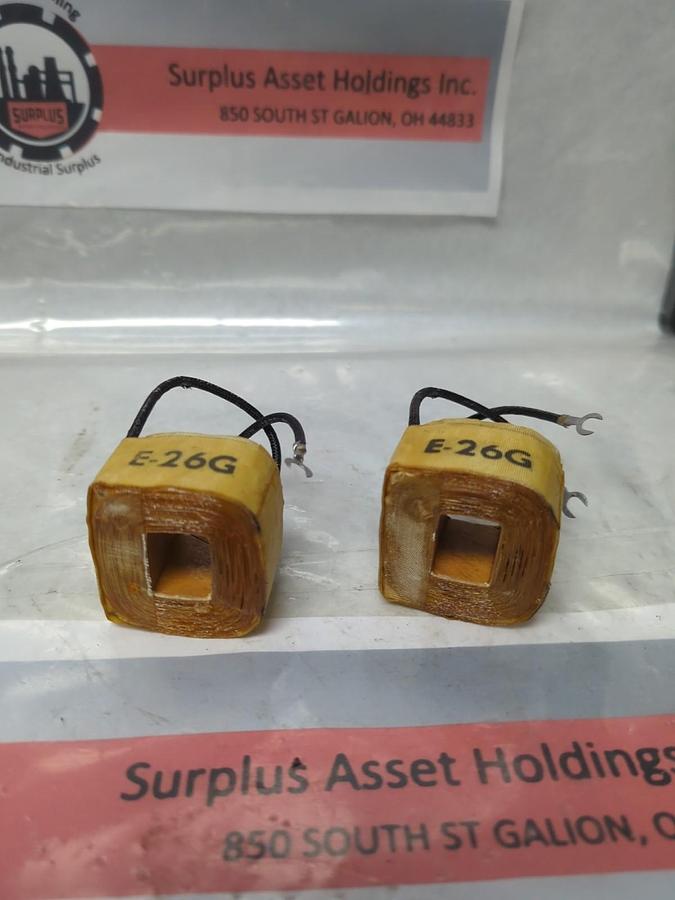 Used UNBRANDED,E-26G,COIL LOT OF 2 PRE-OWNED