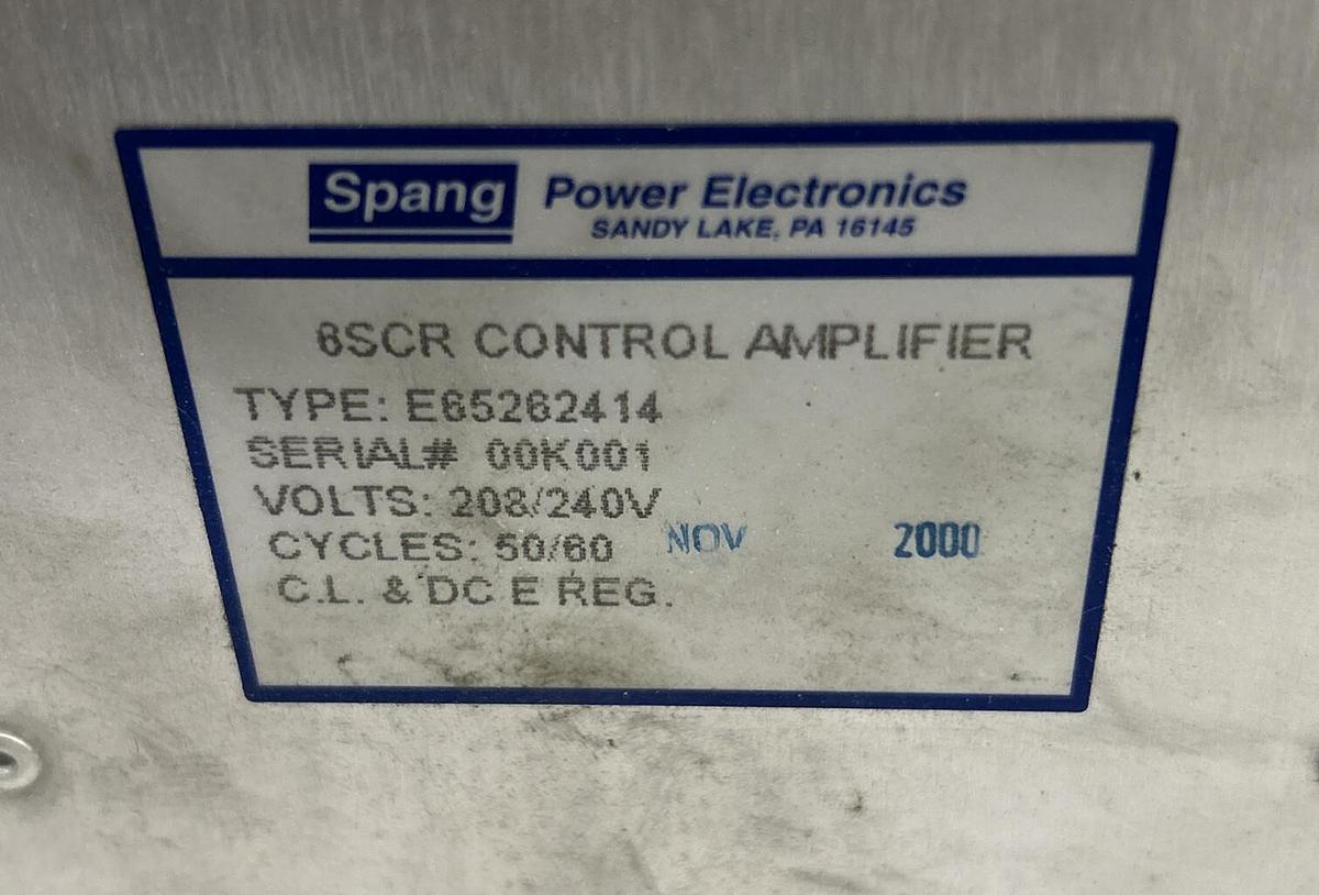 SPANG,E65262414 6SCR,CONTROL AMPLIFIER NOS