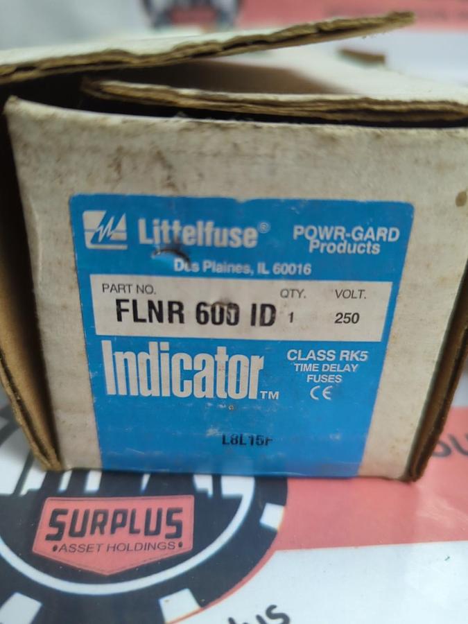 LITTELFUSE,FLNR-600 ID,INDICATOR 600 AMP FUSE NOS