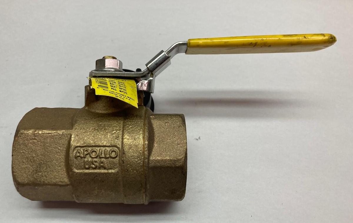 Used Apollo,70-107-27,Manual Bronze Ball Valve 1-1/2 Inch