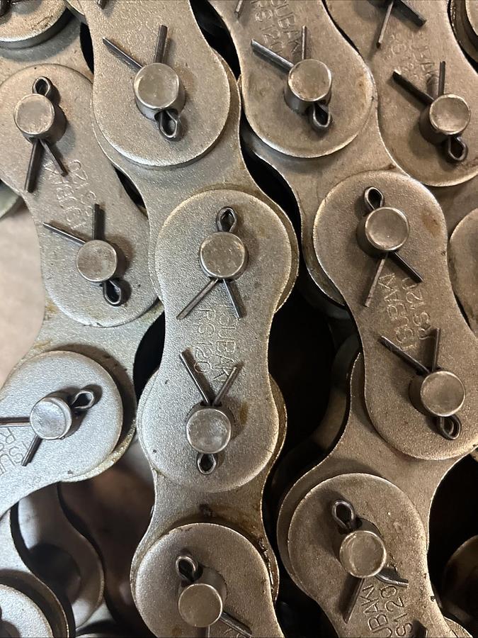 TSUBAKI,RS120,ROLLER CHAIN 198 LINKS JUST SHY OF 25FT OF CHAIN