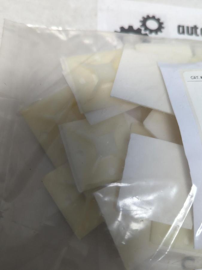 THOMAS & BETTS,TC150X150AL,TY-RAP ADHESIVE BACKED MOUNTING BASE BAG OF 50 PIECES