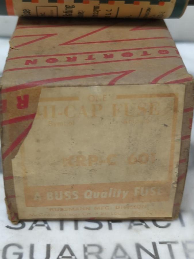 BUSSMANN,KRP-C 601,601 AMP HI-CAP CURRENT LIMITING FUSE NOS