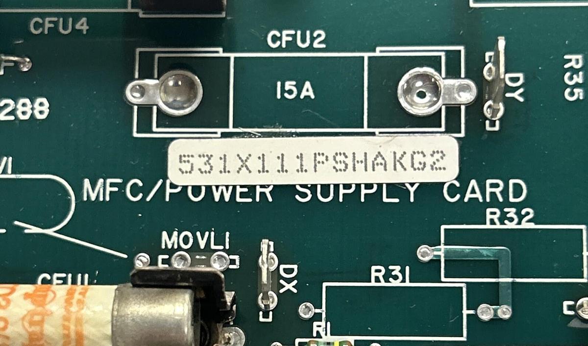 Used GENERAL ELECTRIC,531X111PSHAKG2,MCF/ POWER SUPPLY CARD REFURBISHED