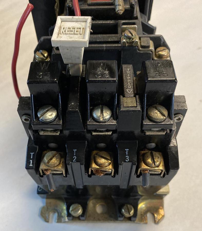 Used Allen-Bradley,509-BOD,Series A Size 1 Motor Starter 3 Poles