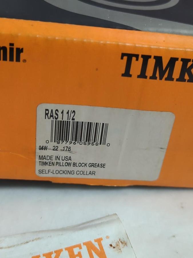 TIMKEN,RAS 1-1/2,PILLOW BLOCK BEARING 1-1/2 INCH BORE NOS
