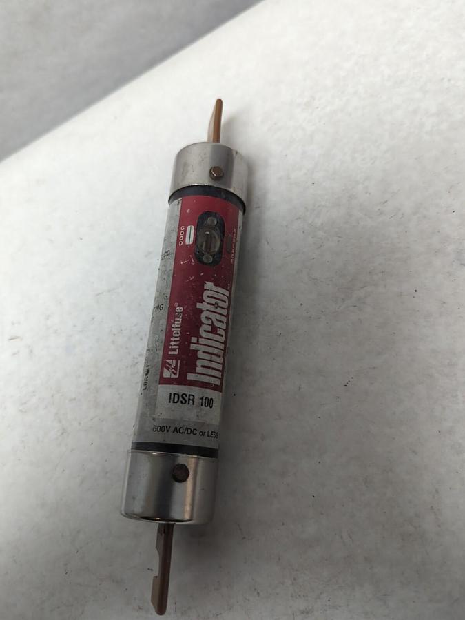 Used LITTELFUSE,IDSR 100,INDICATOR 100 AMP FUSE PRE-OWNED