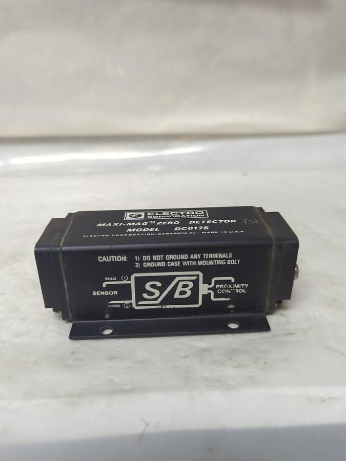 Used ELECTRO CORP,DC017S,MAXI-MAG ZERO DETECTOR PRE-OWNED