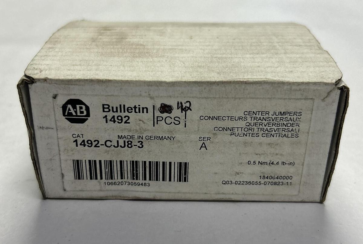 ALLEN BRADLEY,1492-CJJ8-3,SER A CENTER JUMPERS LOT OF 42 NOS