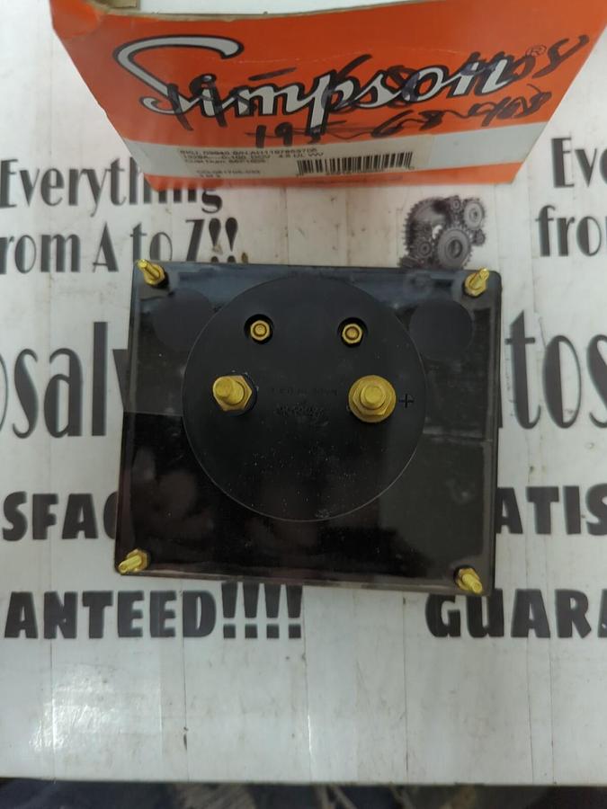 SIMPSON,19503434,MODEL  1329A 0-100DCV PANEL METER NOS