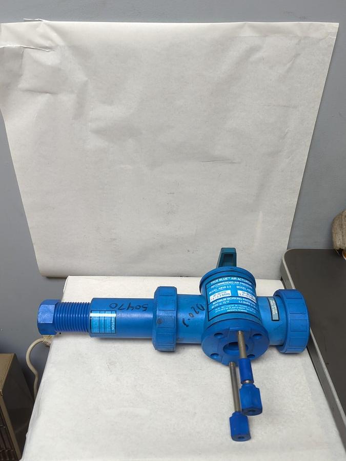 PLAST-O-MATIC VALVES,MODEL ABVS 2.5,AIR ACTUATOR NOS