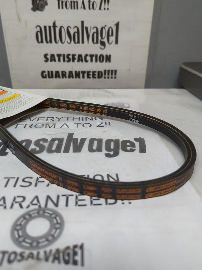 CARLISLE,4L430R,DURAPOWER II FHP BELT 1/2 X 43 INCH NOS