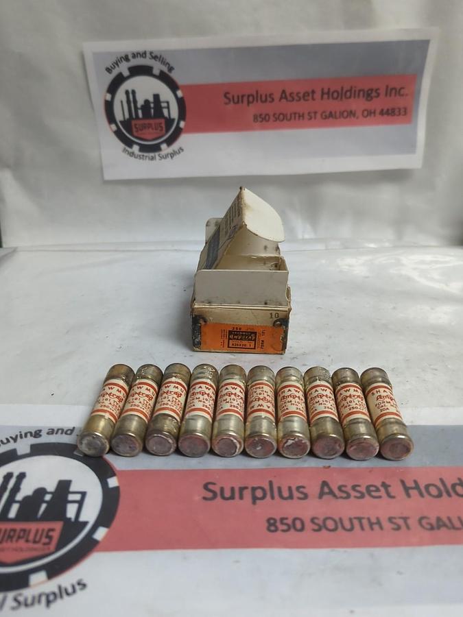 SHAWMUT,A25X20,AMP-TRAP 20 AMP FUSES BOX OF 10 NOS