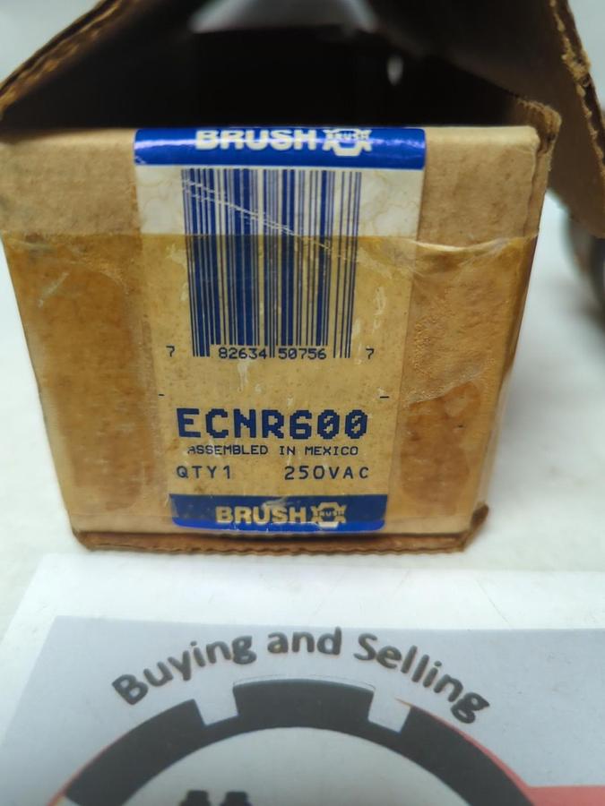 BRUSH,ECNR600,TIME-DELAY 600 AMP FUSE NOS