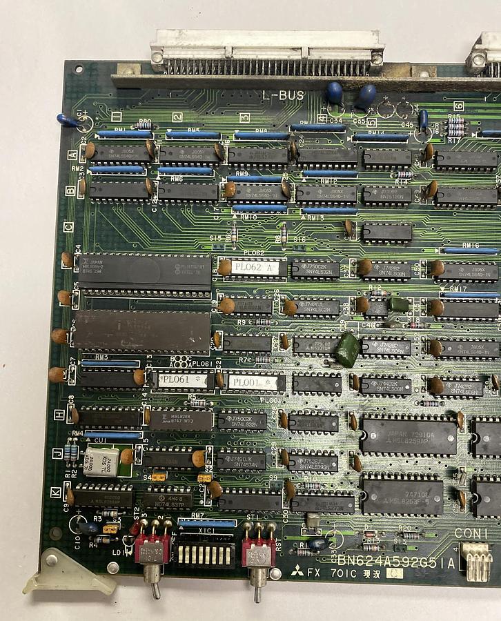 Used Mitsubishi,FX701C/BN624A592G51A,Circuit Board