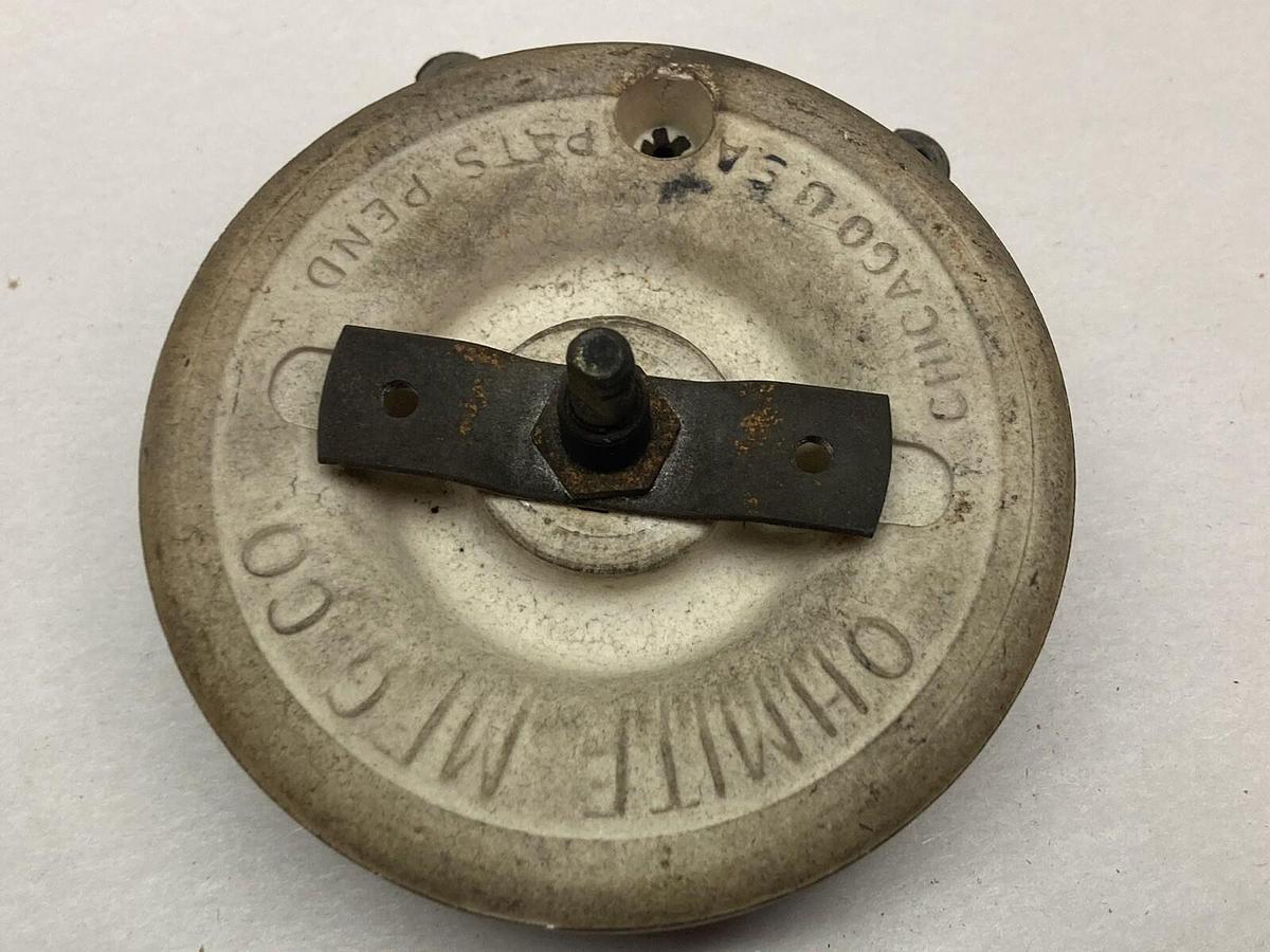 Used Ohmite,0549,Rheostat 10K OHM 0.12A Series A