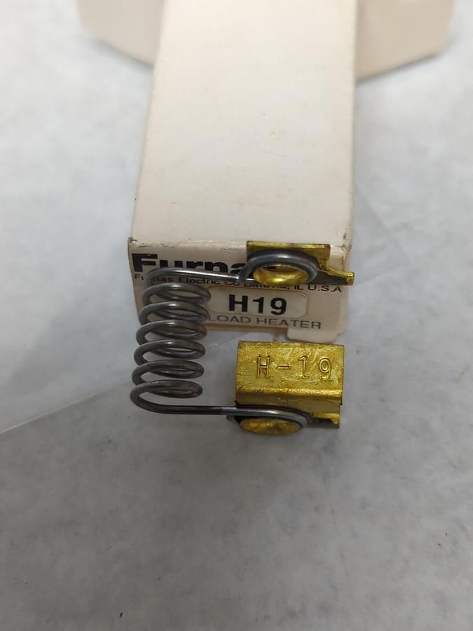 FURNAS,H19,THERMAL OVERLOAD HEATER ELEMENT LOT OF 2 NOS