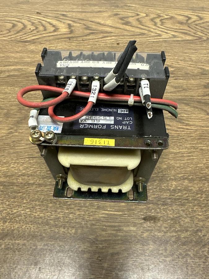 Used Nunome Electric,53390,66VA Transformer