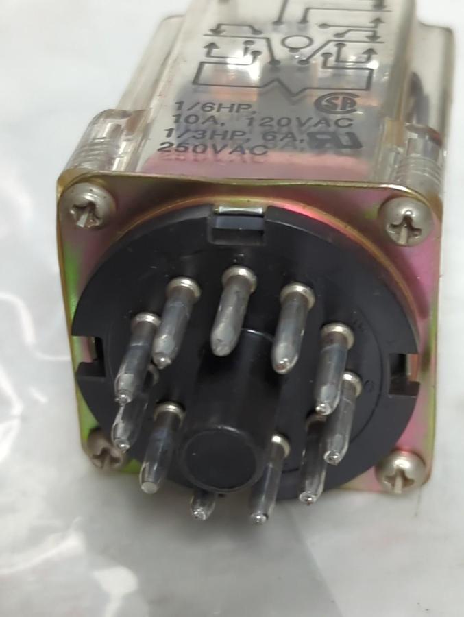 Used P&B,KRP14DG,PLUG IN RELAY 11-PIN LOT OF 5 PRE-OWNED
