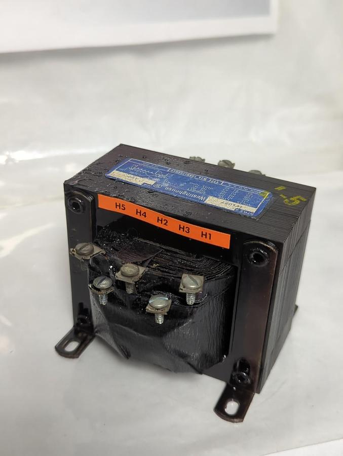 Used WESTINGHOUSE,1F1027,CONTROL TRANSFORMER PRE-OWNED