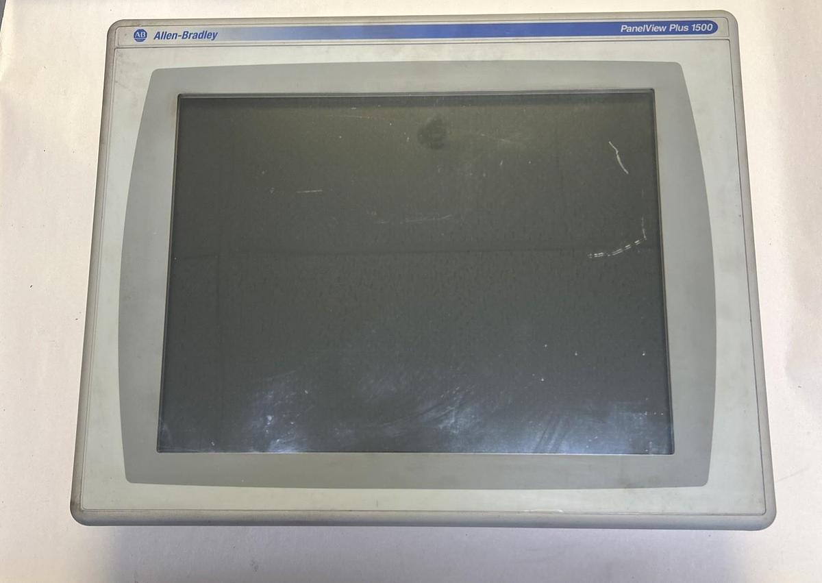 Used ALLEN BRADLEY,2711P-RDT15C,PANELVIEW PLUS 1500 W/ 2711P-RP1A LOGIC MODULE