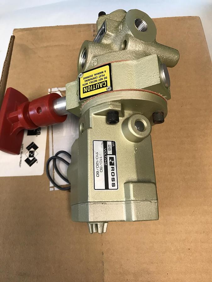 Ross,2773A2072,Lockout Solenoid Valve 120V New in Box