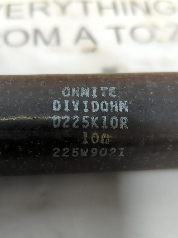 OHMITE,D225K10R,LUG RESISTOR 225 WATT NOS