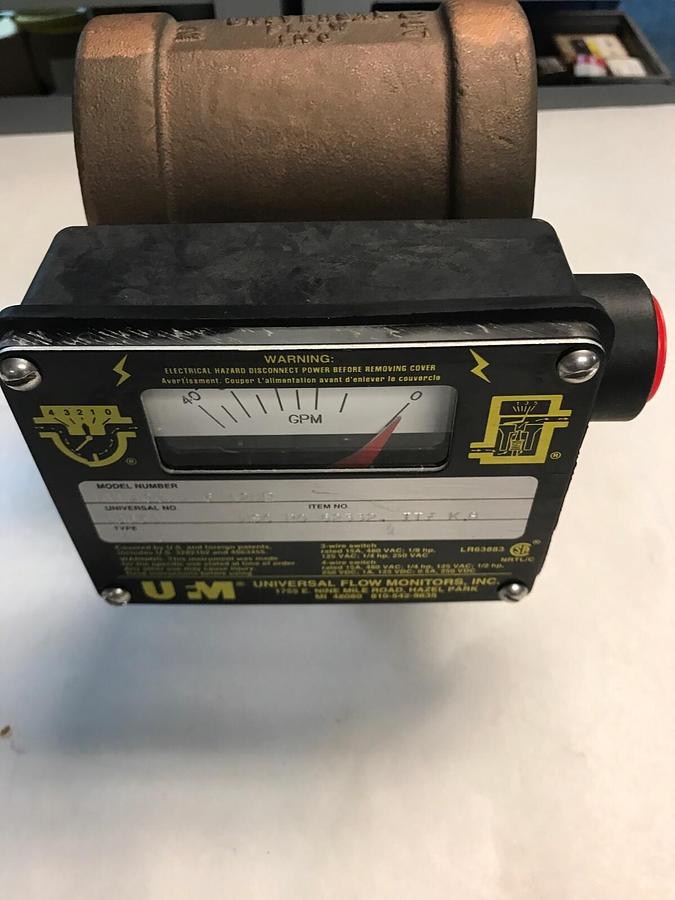 UFM,WVM40GM-16-A2NR,Flow Monitor Type 12-13