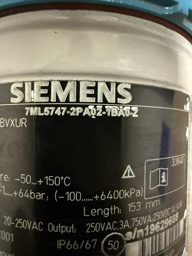 Siemens,7ML5747-2PA02-1BAO-Z,Vibrating Point Level Switch