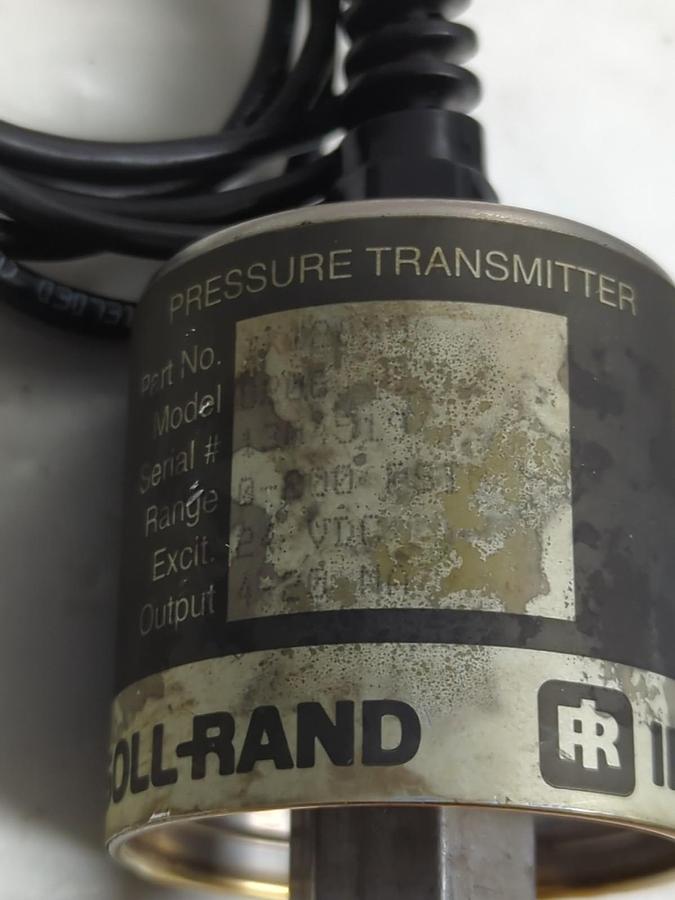 Used INGERSOLL-RAND,1X12850,PRESSURE TRANSMITTER PRE-OWNED