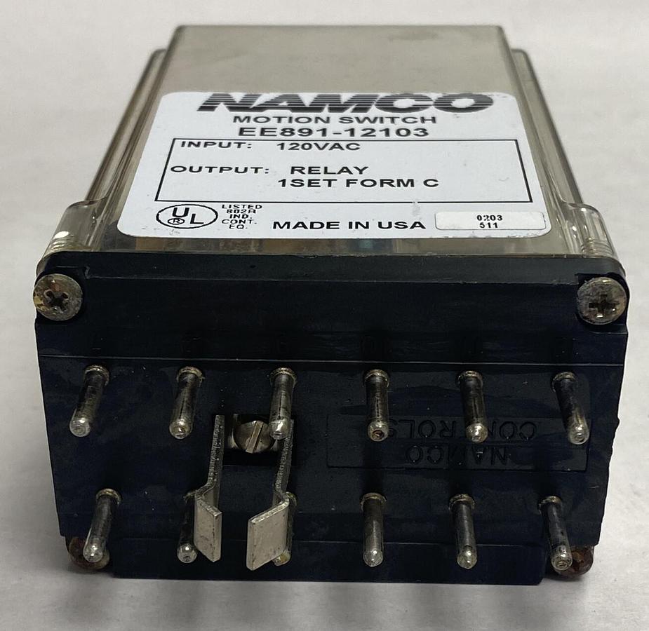 Used Namco,EE891-12103,Motion Switch 5AMP 120V