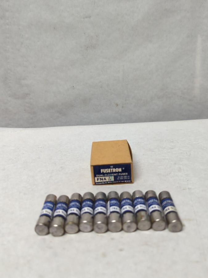 COOPER BUSSMANN,FNA 3/10,FUSETRON 3/10 AMP FUSES BOX OF 10 NOS