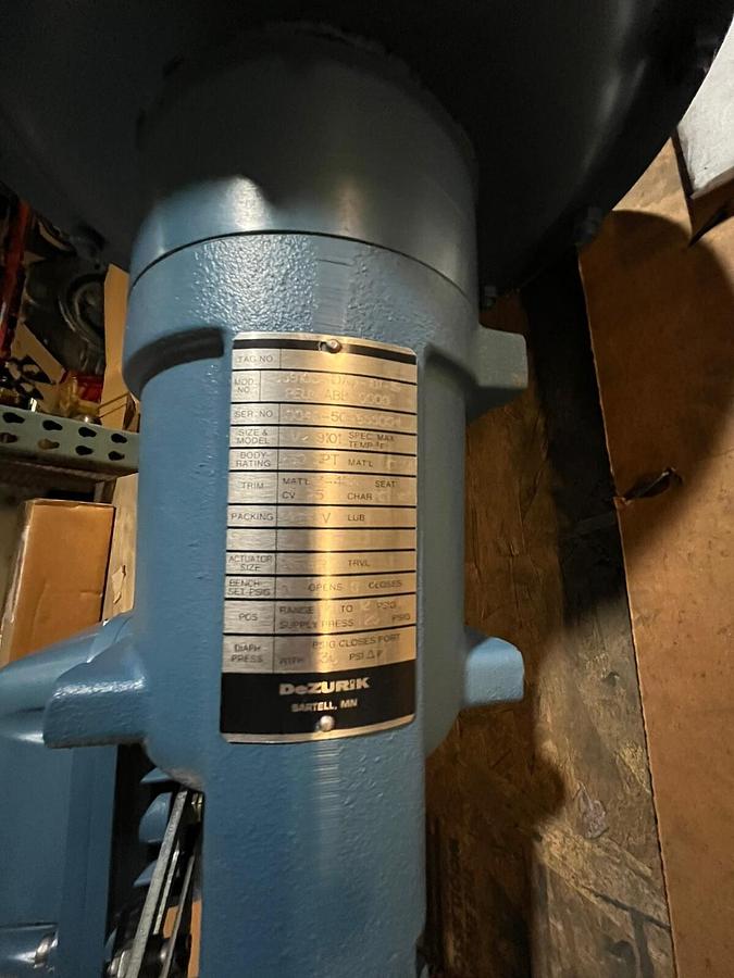 DEZURIK,859105-1DAO-1B1-19-PEUI-ABB-0000,ELECTRO PNEUMATIC ACTUATOR VALVE 1-1/2"