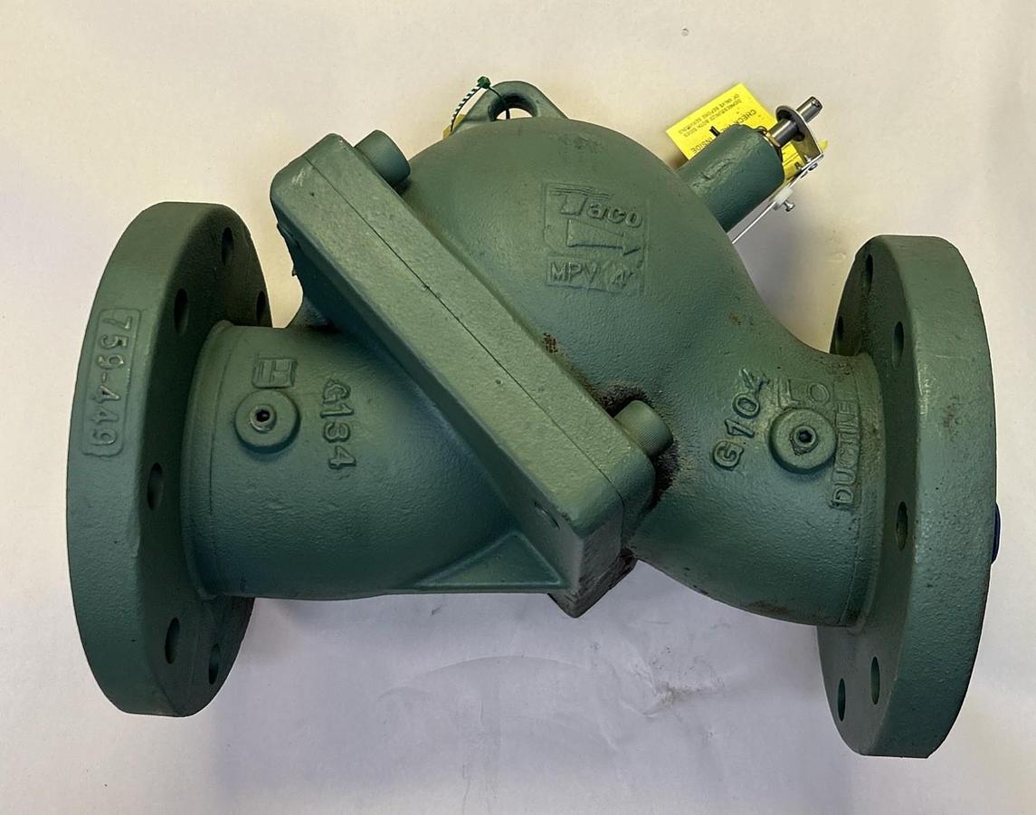 Used TACO,MPV040-4,FLANGED FLOW METERING SHUT OFF VALVE 4"