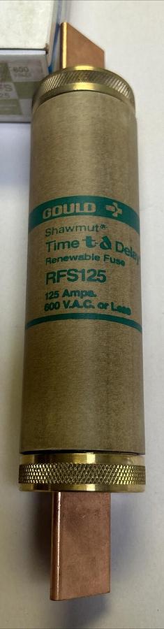 Used MERSEN FERRAZ SHAWMUT,RFS125,FUSE 125A 600V NEW