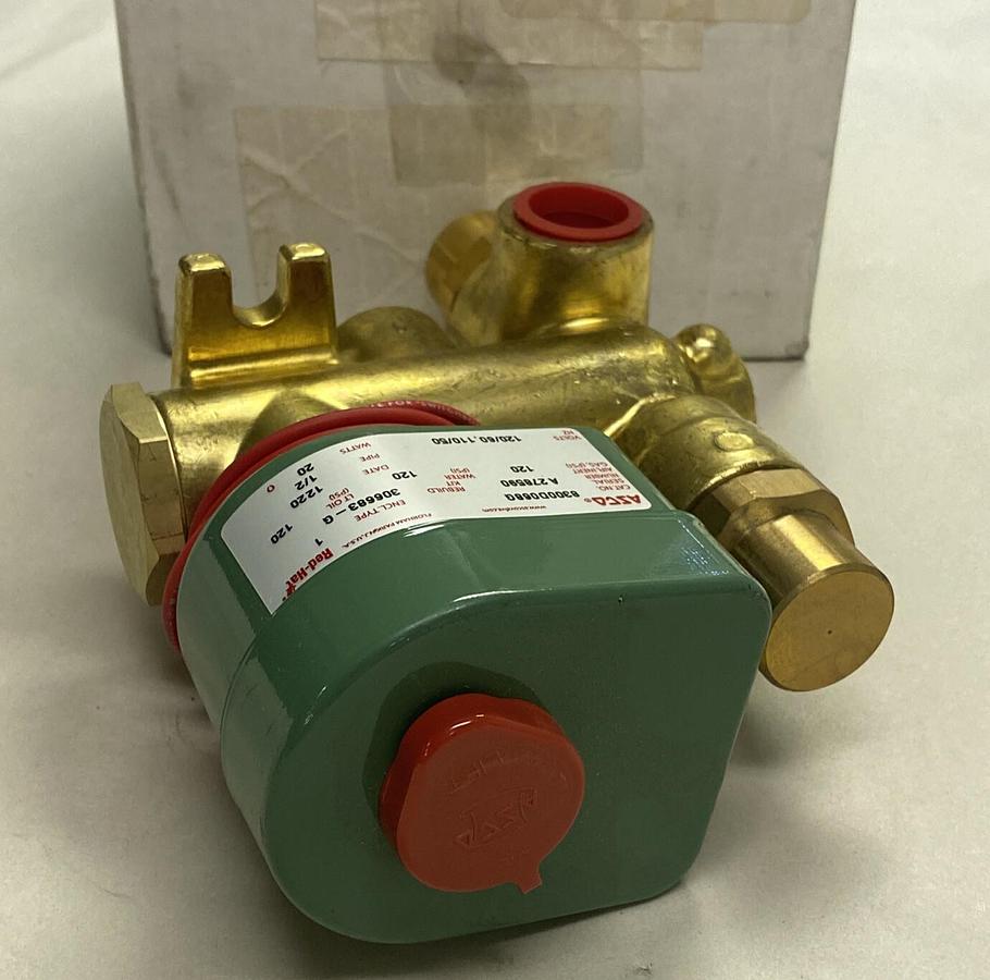 ASCO,8300D068G,SOLENOID VALVE 3WAY 1/2 INCH NEW