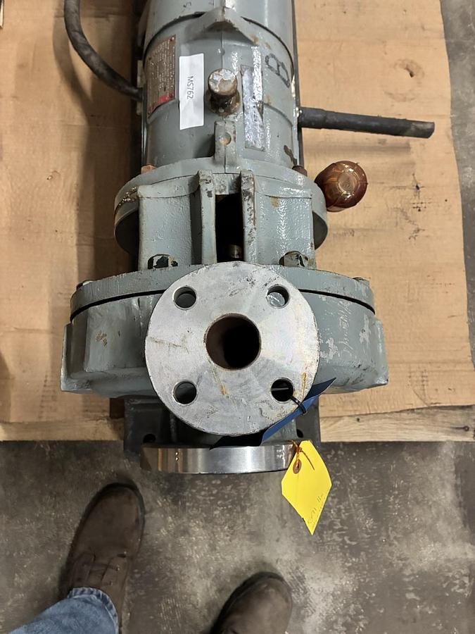 Used DURCO,2X3X15-10A/96-RV,MARK III MK3 CENTRIFUGAL PUMP XT MOTOR 10HP 1755RPM 3PH