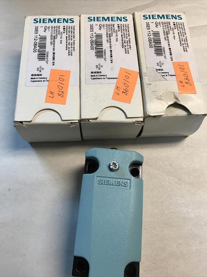 Used Siemens,3SE5 112-OBA00,Position Switch Lot 0f 3 NOS