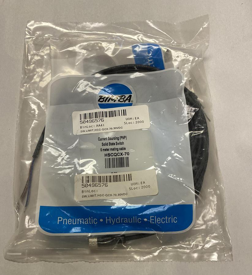 Used BIMBA,HSCQX-70 SOLID,STATE SWITCH NEW
