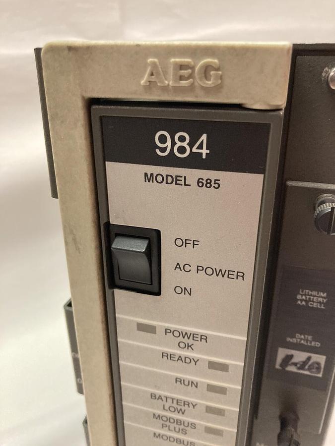 Used AEG,984 Model 685,Programmable Controller
