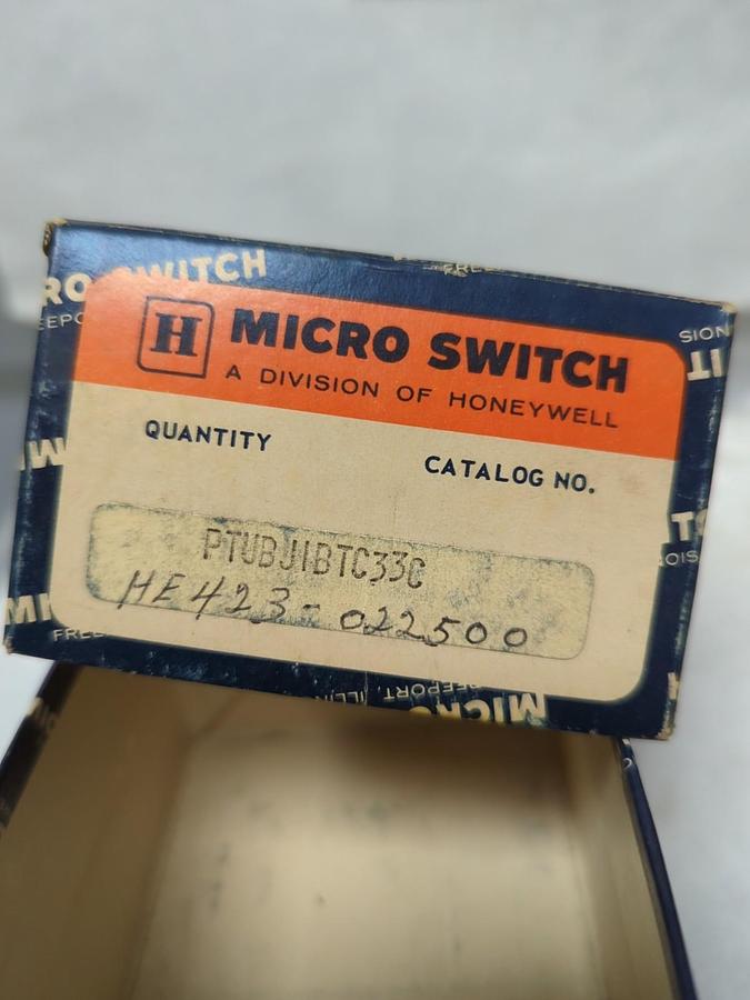 HONEYWELL,PTUBJ1BTC33C,MICRO SWITCH NOS