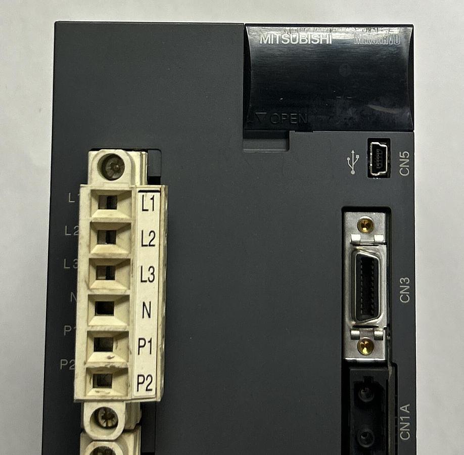 Used MITSUBISHI,MR-J3-350B,AC SERVO AMPLIFIER 3.5KW 17A